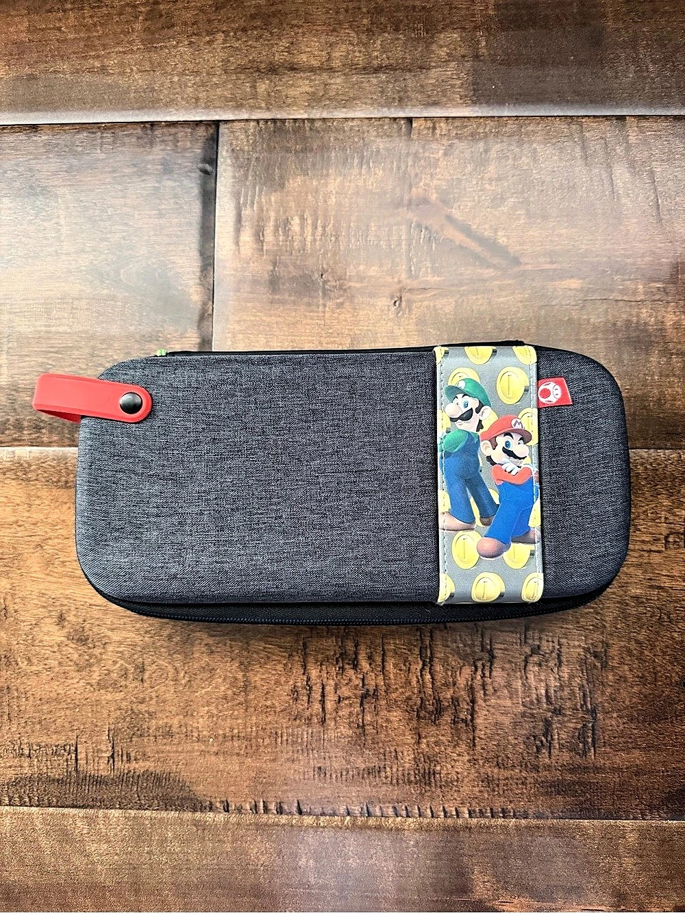 Nintendo Switch Carrying Case - Mario & Luigi Edition Black & Red